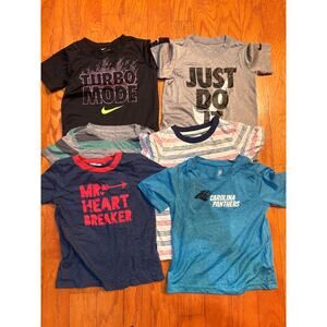Bundle of 6 4t Boys Tshirts - (Nike, Epic Threads, Carolina Panthers)